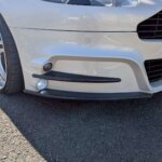 アストンマーチン DB9のフロントエアロ詳細。AM04型 5,930cc V12エンジン搭載、禁煙車でコンディション良好な一台。